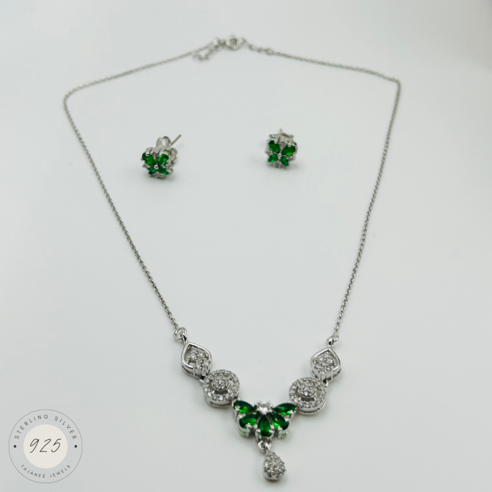 Emerald Butterfly Set