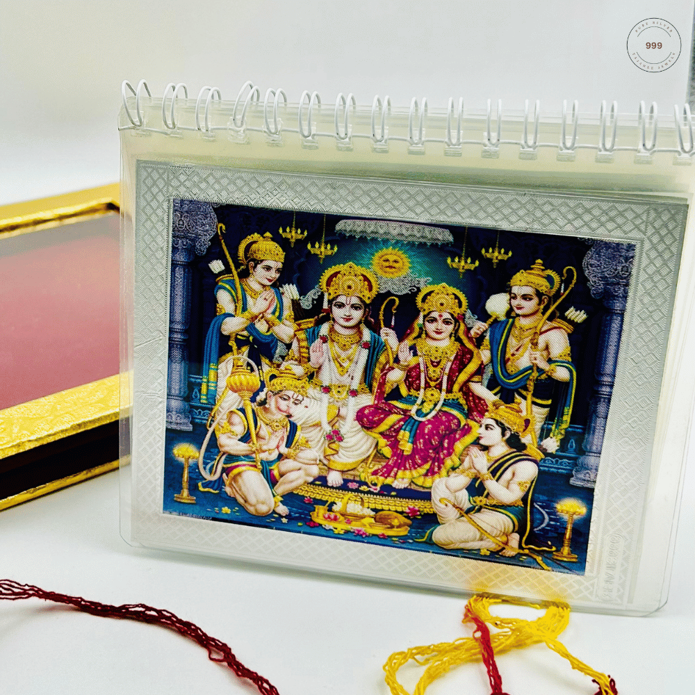 Pure Silver Hanuman Chalisa with Bajrang Baan