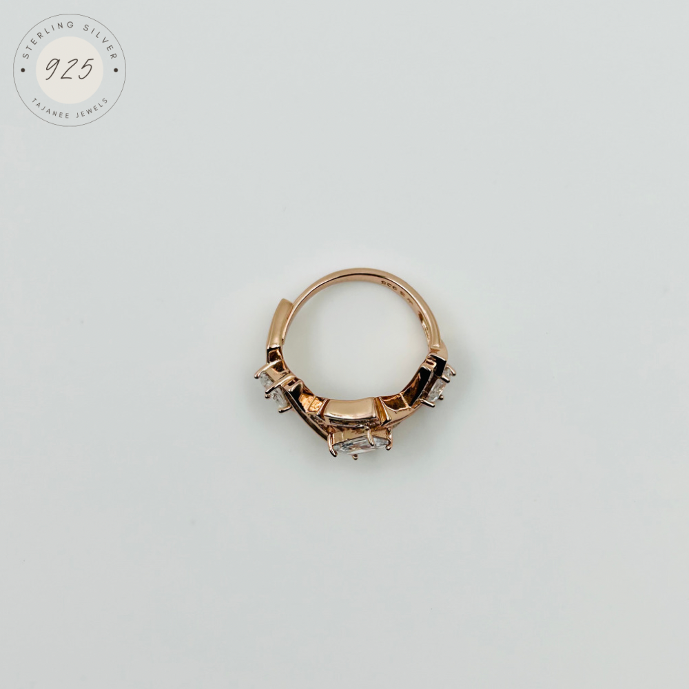 Cubic Cut Adjustable Ring