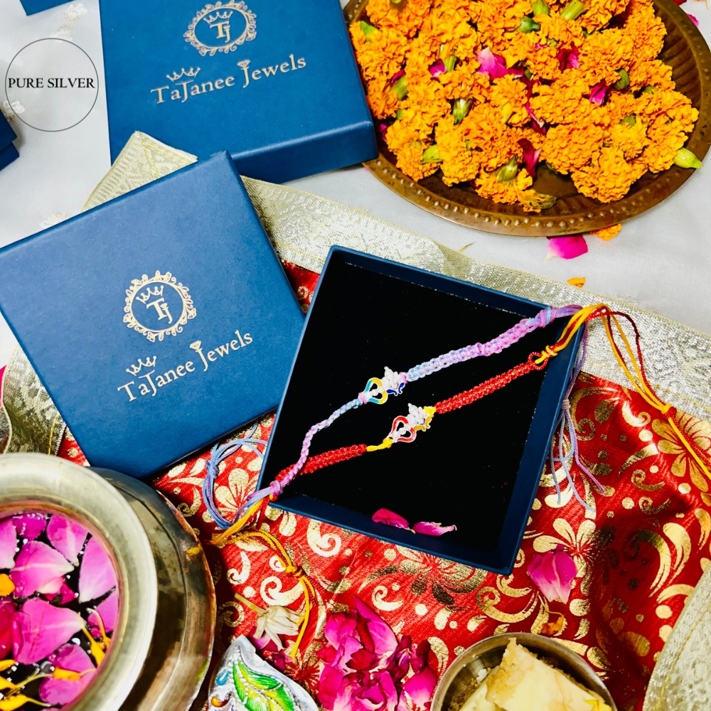 Silver Ganesh Rakhi