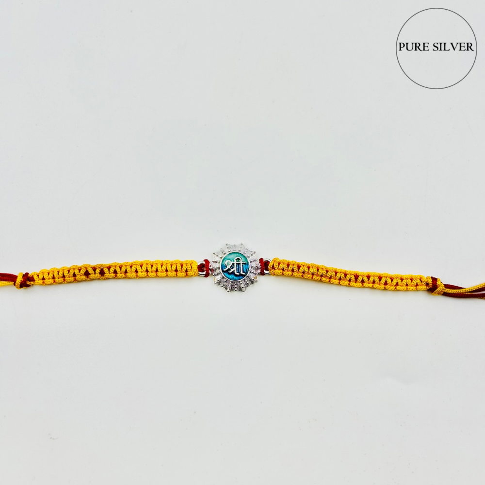 Silver Shree Rakhi