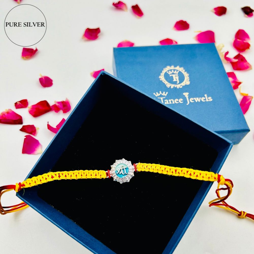 Silver Shree Rakhi