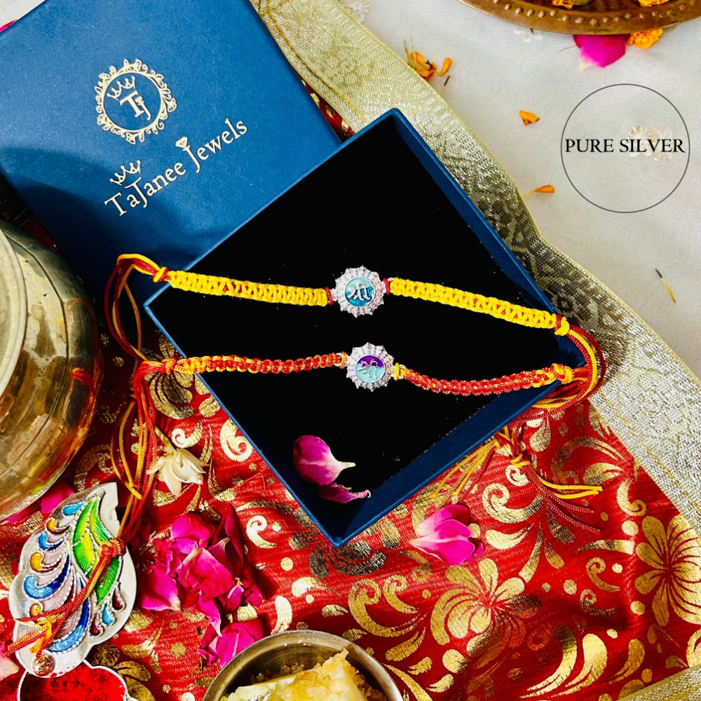 Silver Shree Rakhi