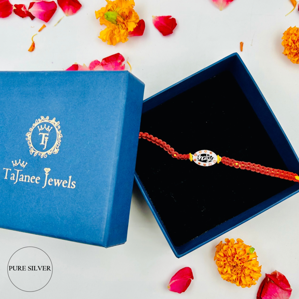Silver Rakhi - Bhaiya
