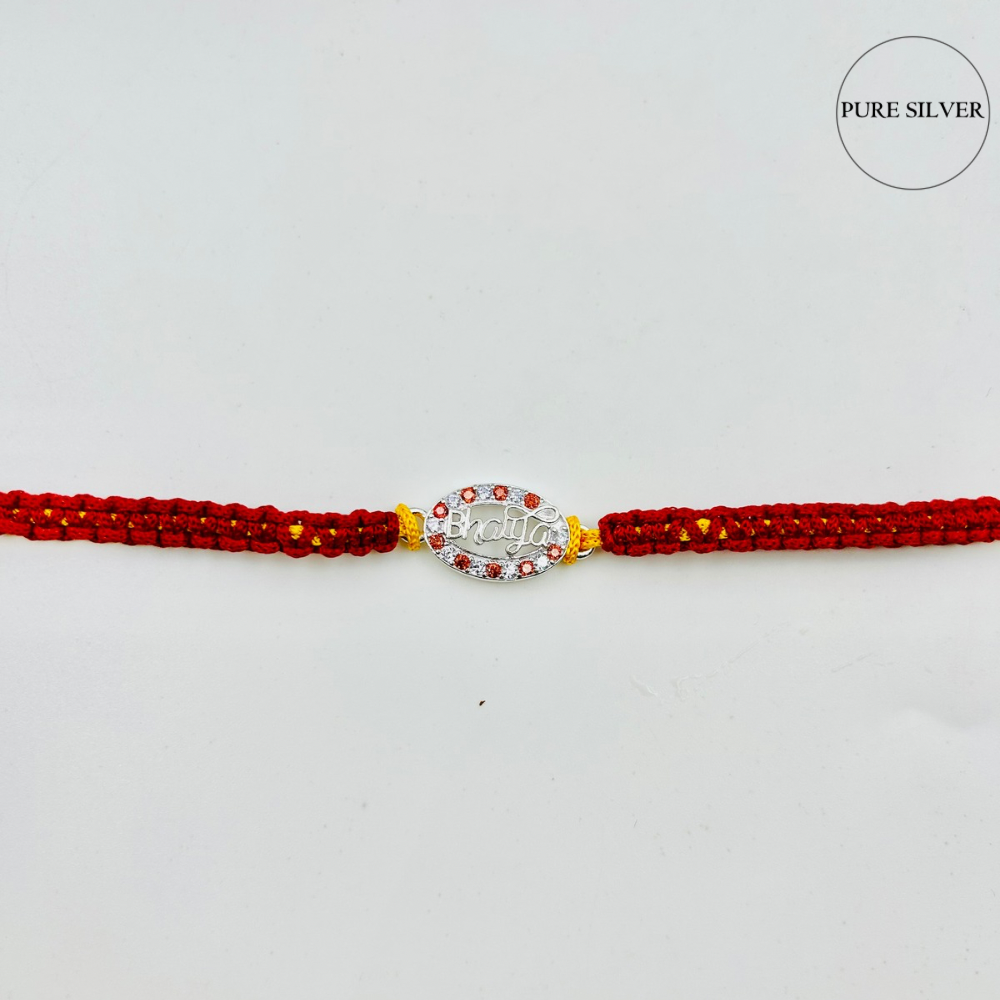 Silver Rakhi - Bhaiya