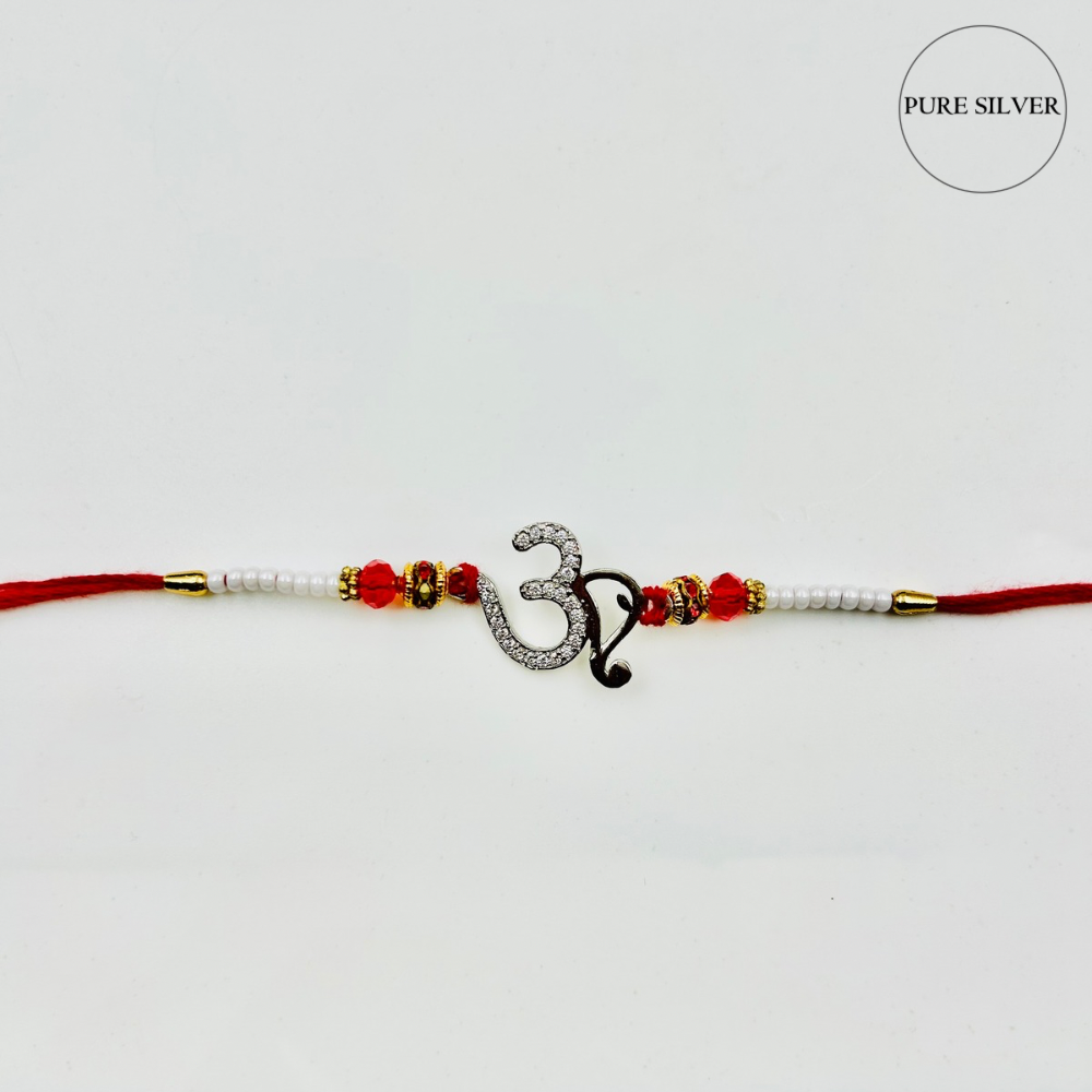 925 Silver OM Rakhi