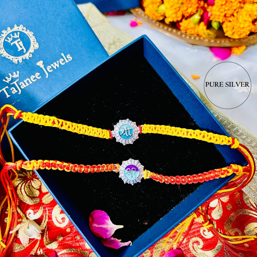 Silver Shree Rakhi