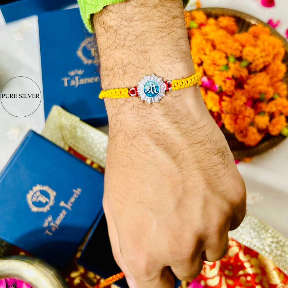Silver Shree Rakhi