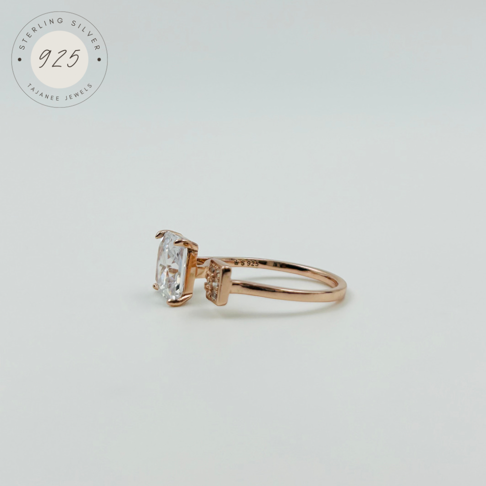 Dual Square Cut Ring