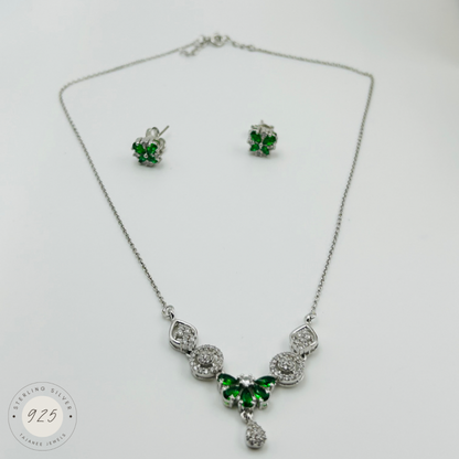 Emerald Butterfly Set