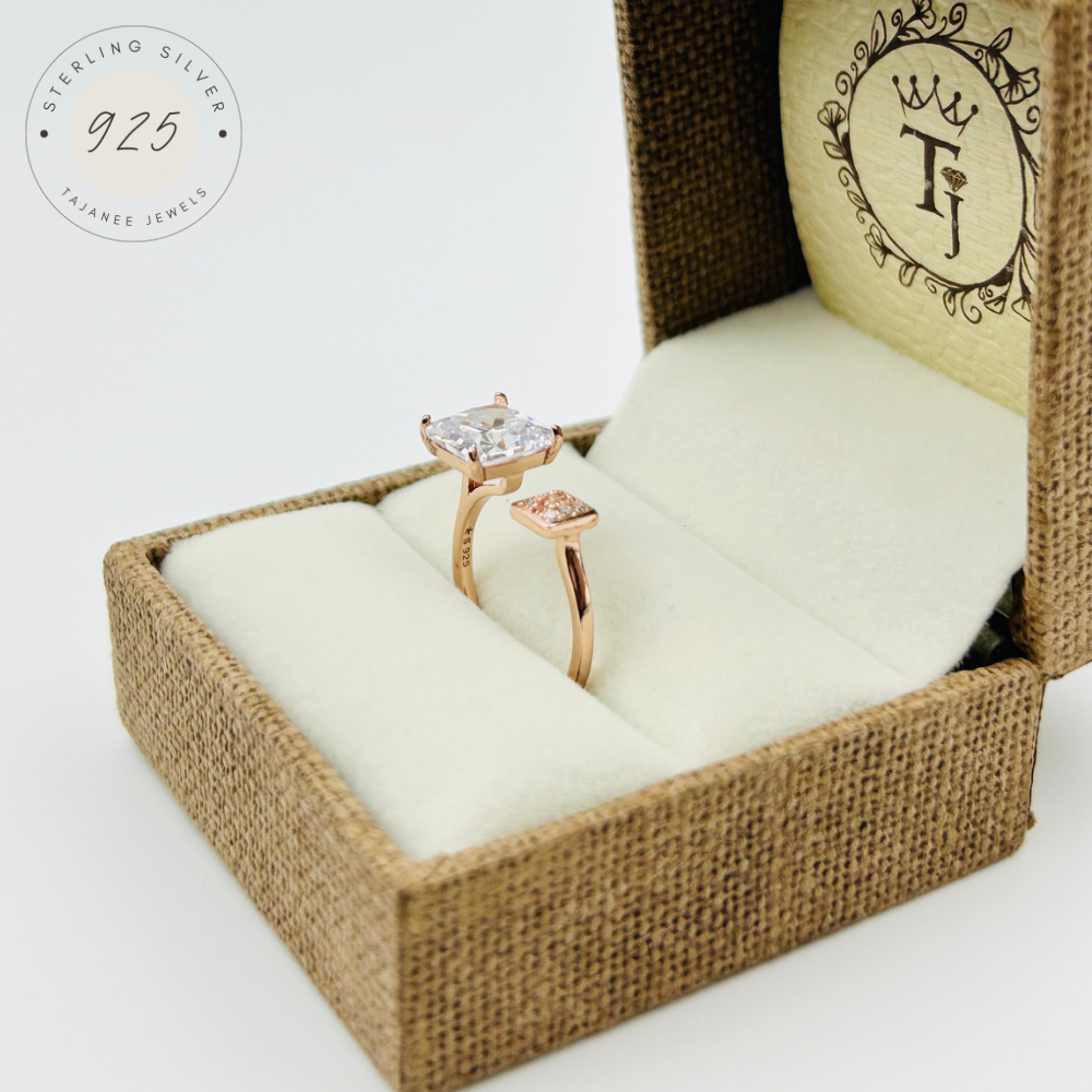 Dual Square Cut Ring