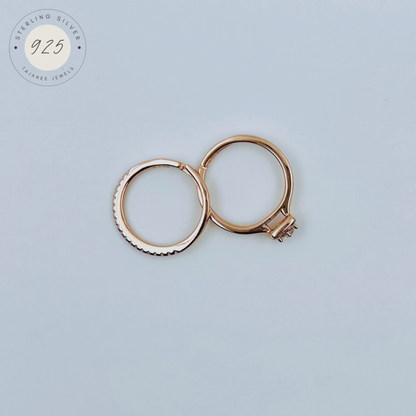 Dual Rose Gold Adjustable Ring