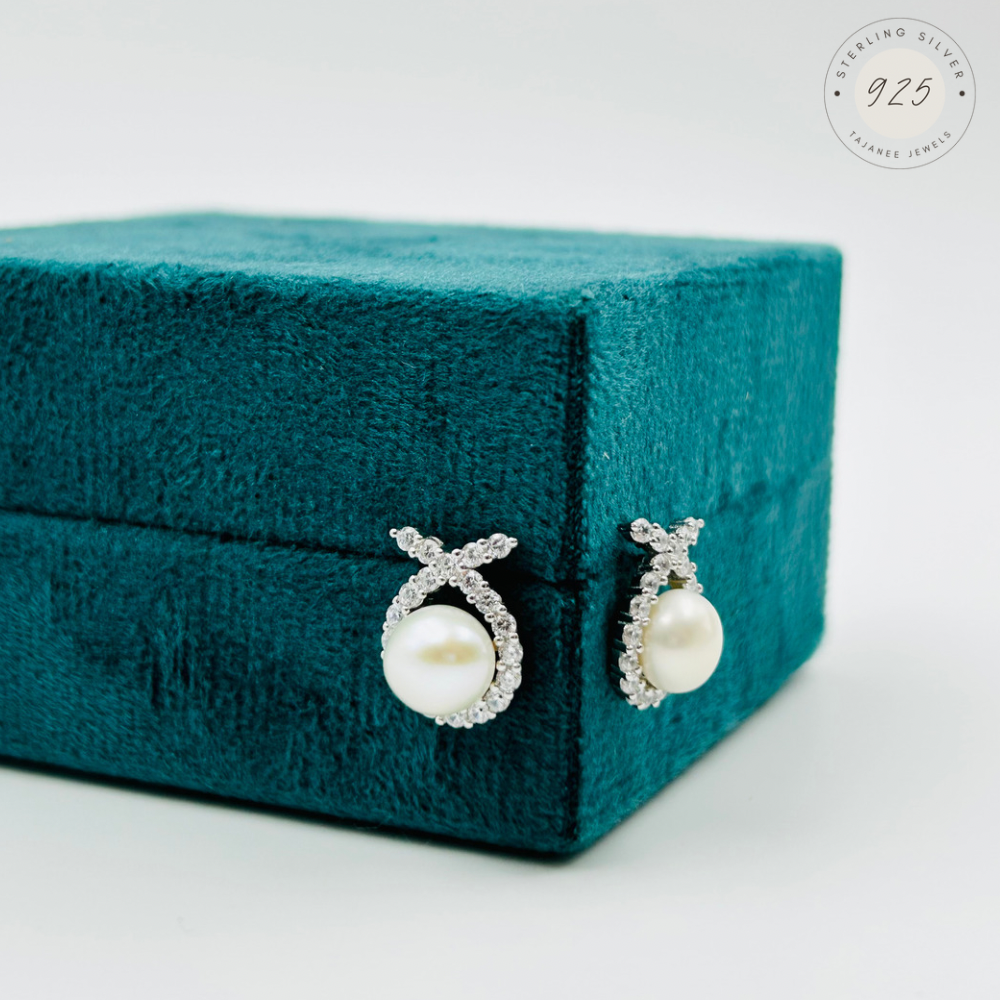 Pearl Knot Earrings