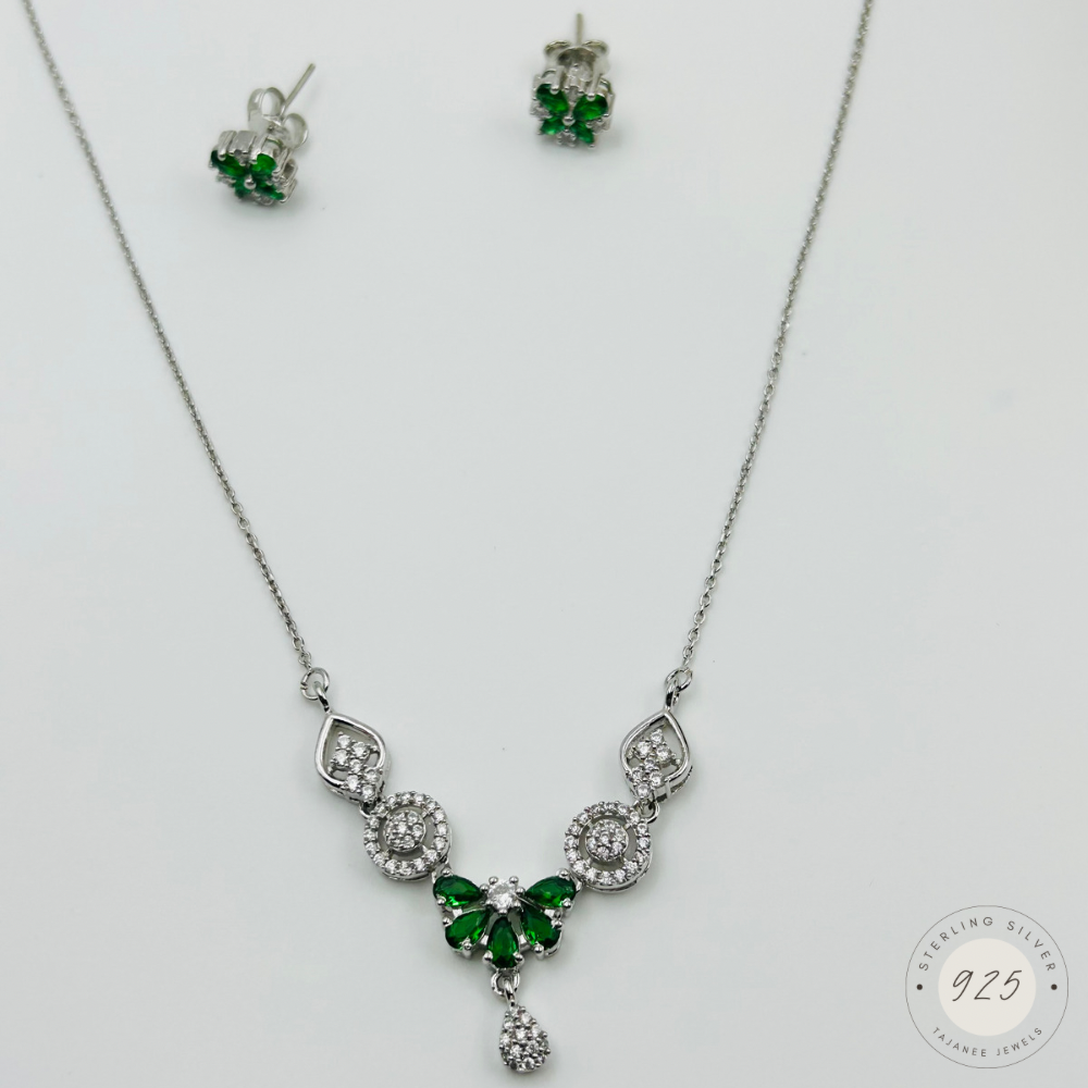 Emerald Butterfly Set