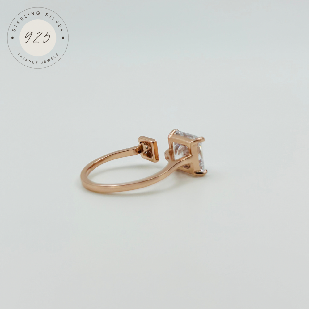 Dual Square Cut Ring