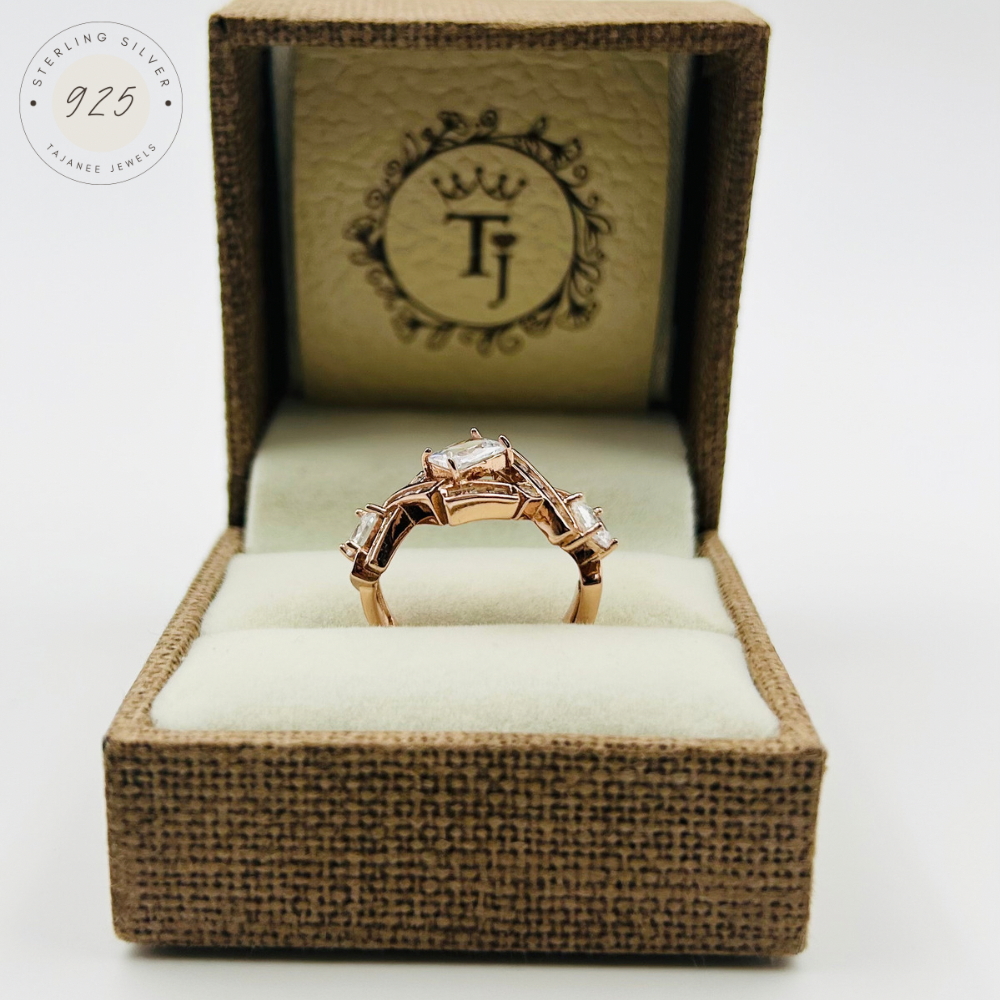 Cubic Cut Adjustable Ring