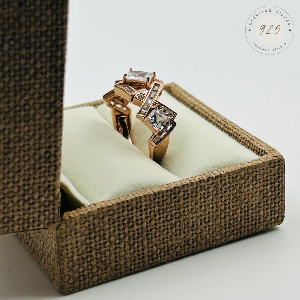 Cubic Cut Adjustable Ring