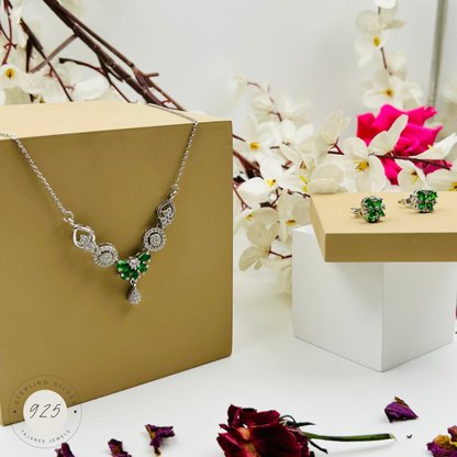 Emerald Butterfly Set