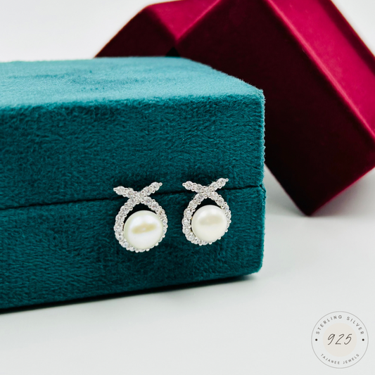 Pearl Knot Earrings