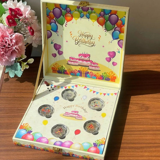 Birthday Silver Coin Musical Gift Box Set