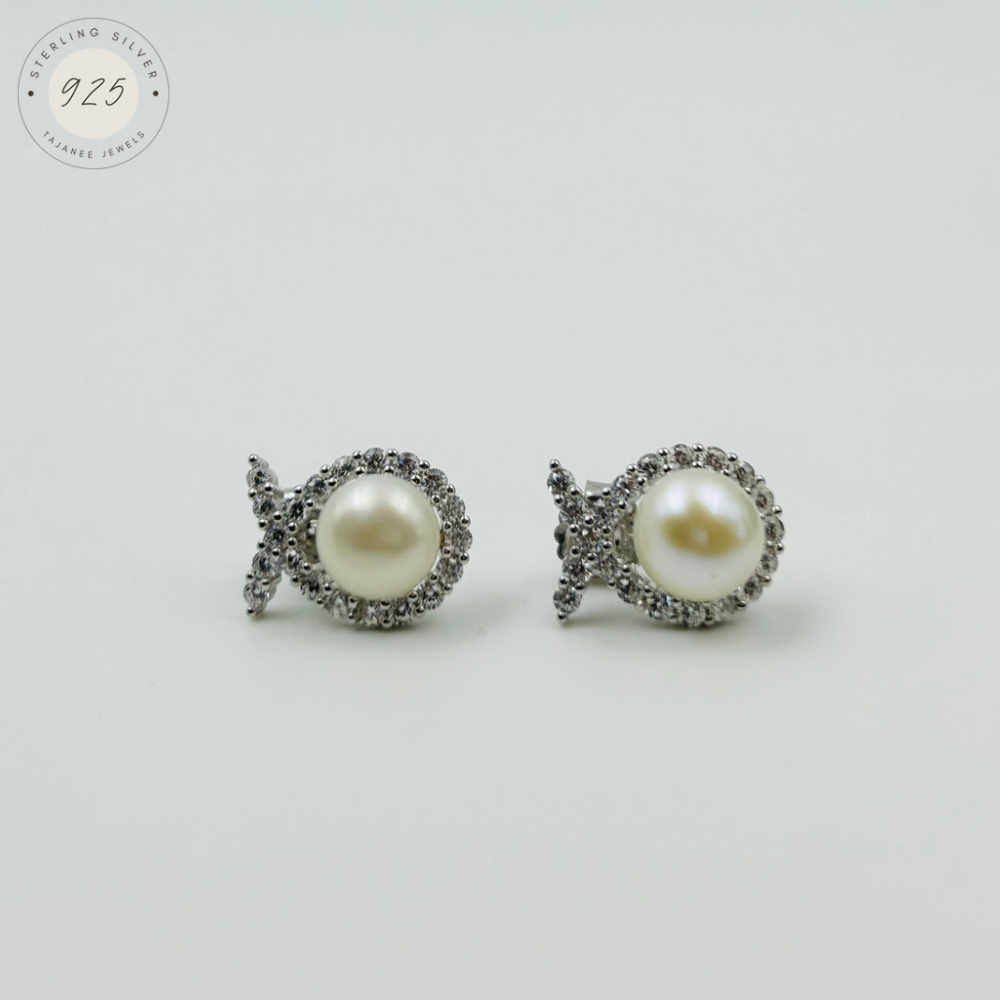 Pearl Knot Earrings