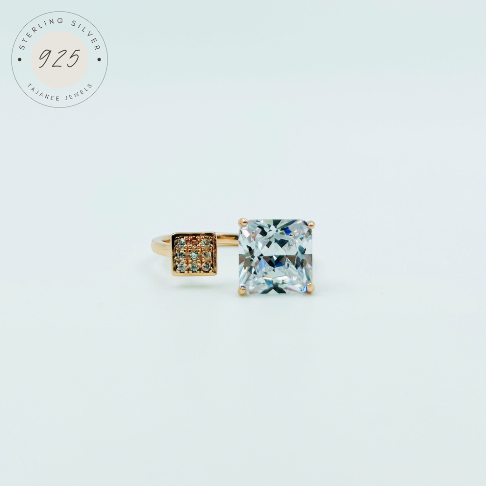 Dual Square Cut Ring