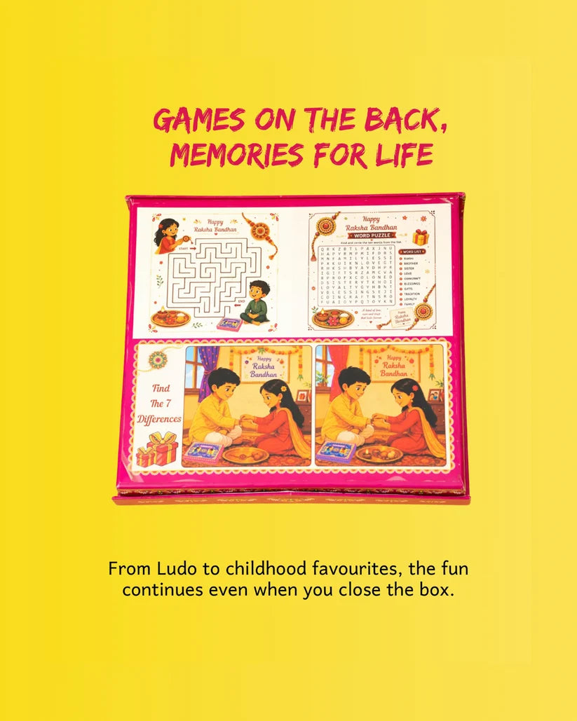 999 Silver Coin Rakhi Box - Full of Nostalgia