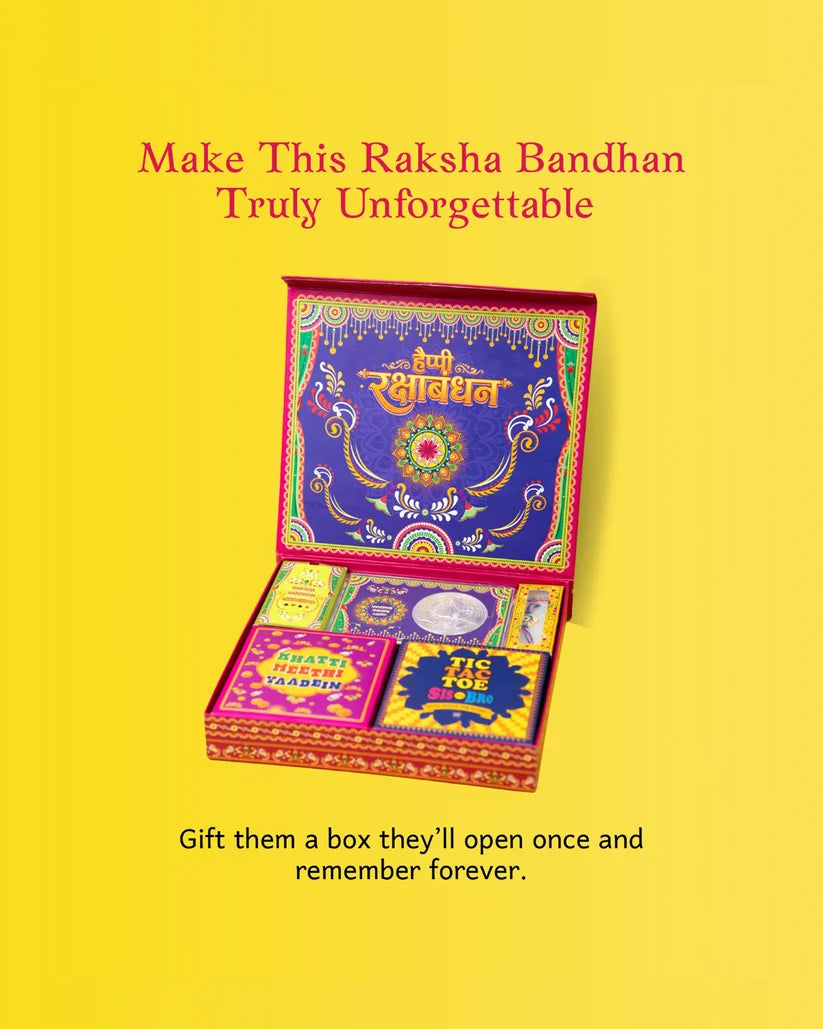 999 Silver Coin Rakhi Box - Full of Nostalgia