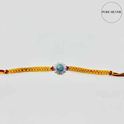 Silver Shree Rakhi
